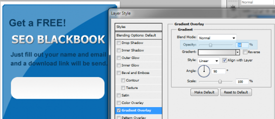 12-input text with gradient - How to create your own Opt-in Form in Photoshop 12 input text with gradient 550x238 How to Create your Own Opt in Form in Photoshop