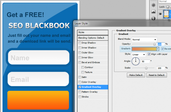 16-button with gradient - How to create your own Opt-in Form in Photoshop 16 button with gradient 550x361 How to Create your Own Opt in Form in Photoshop
