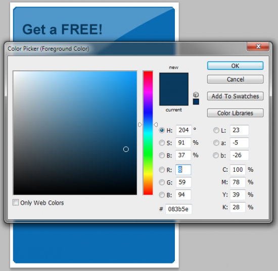 7-text get free - How to create your own Opt-in Form in Photoshop 7 text get free 550x535 How to Create your Own Opt in Form in Photoshop