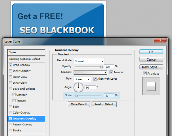 8-gradient text - How to create your own Opt-in Form in Photoshop 8 gradient text 550x437 How to Create your Own Opt in Form in Photoshop