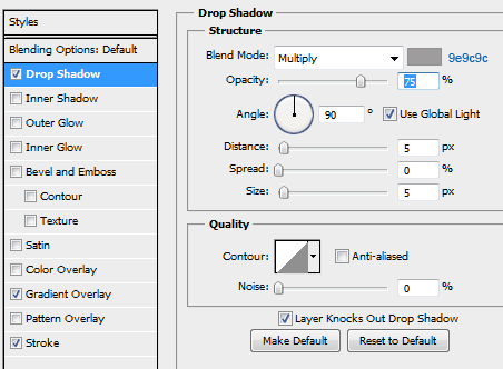 3--shape-dropshadow - How to Create a Loading Bar in Photoshop 3 shape dropshadow How to Create a Loading Bar UI in Photoshop