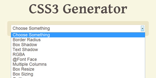 css3-generator css3 generator Collection of CSS3 Generators and Tools